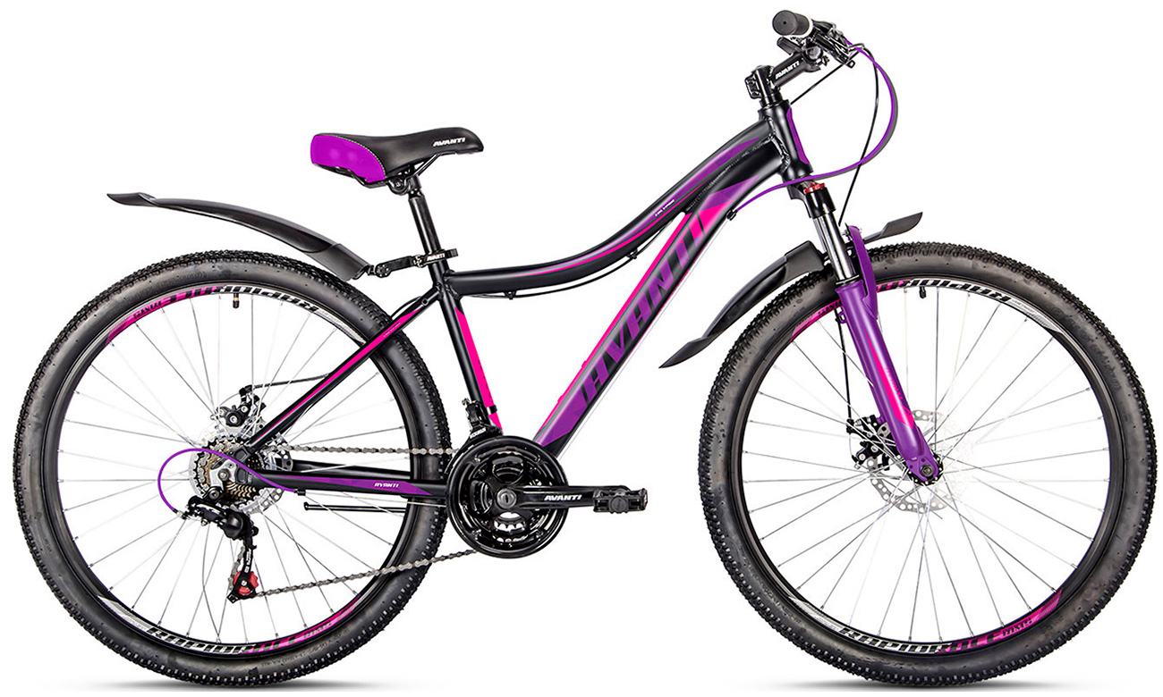 Фотография Велосипед Avanti CALYPSO 26" (2020) 2020 Черно-фиолетовый 